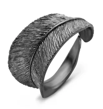 Fall Ring - Sterlingsilber rhodiniert